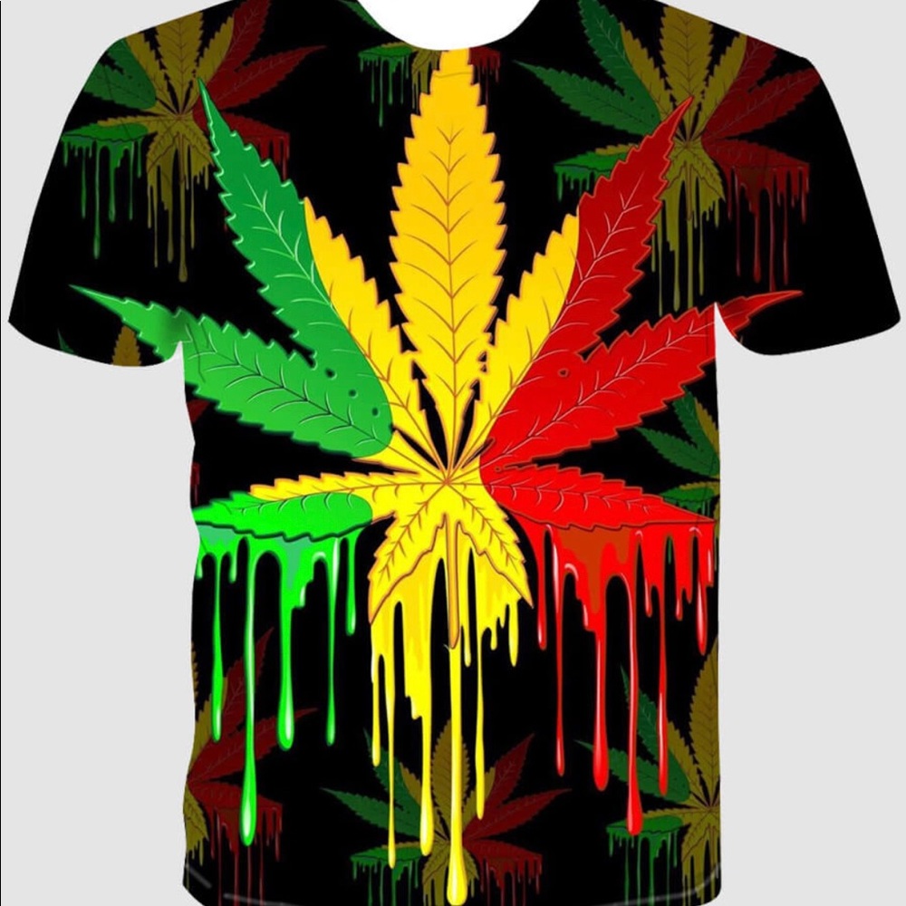 😀 2/$15😀New Mens Leaf Shirt